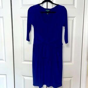 Lauren royal blue dress size 10